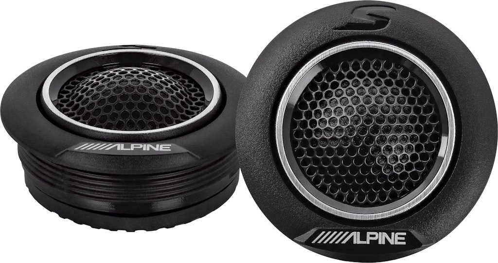 Alpine S-Series 1-Inch Silk Dome Car Tweeter Pair: $109.99
