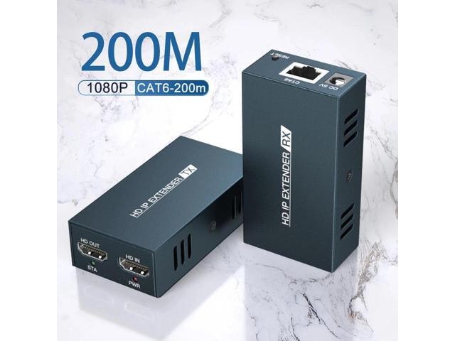 200-Meter HDMI Extender Over IP 1-Transmitter 1-Receiver Set: $220.61 200-Meter HDMI Extender Over IP 1-Transmitter 1-Receiver Set: $220.61