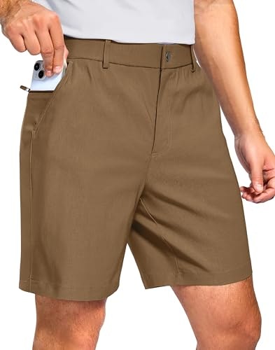 Pudolla Men's Golf Shorts: $9.99