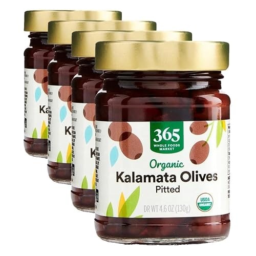 365 by Whole Foods Market Organic Pitted Kalamata Olives 4-Pack: $11.40 365 by Whole Foods Market Organic Pitted Kalamata Olives 4-Pack: $11.40