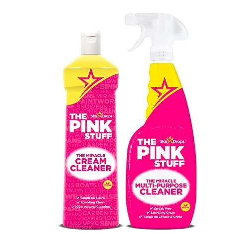 Stardrops The Pink Stuff Multi-Purpose Spray and Cream Cleaner 2-Pack: $12.13