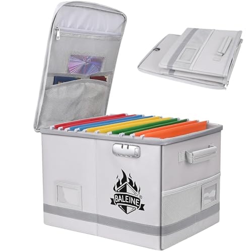 Baleine 16"x12.5"x11.5" Fireproof and Waterproof Document Storage Box: $24.49 Baleine 16"x12.5"x11.5" Fireproof and Waterproof Document Storage Box: $24.49