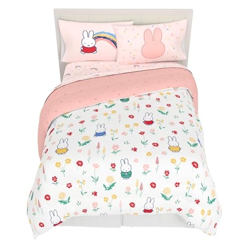 Miffy Queen 7-Piece Bedding Comforter and Sheet Set: $99.99