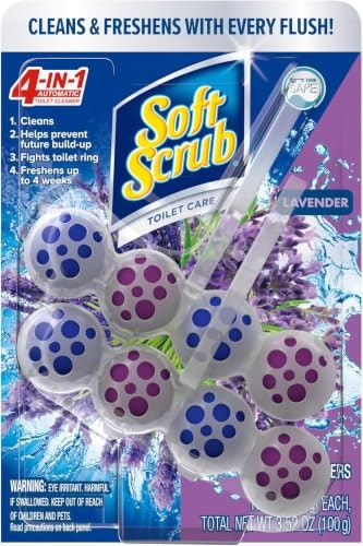 Soft Scrub 4-in-1 Rim Hanger Toilet Bowl Cleaner 12-Pack: $21.54