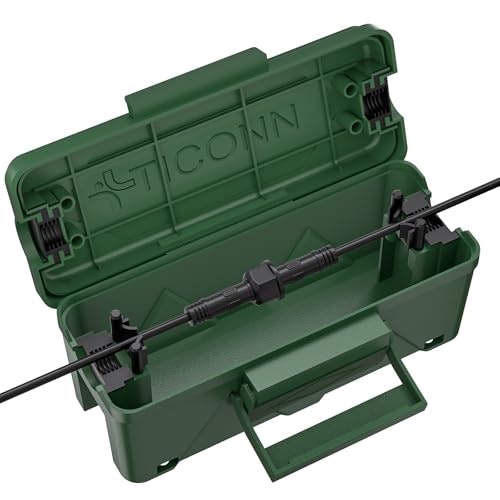 Ticonn Splash-Proof Outdoor Electrical Box: $7.79