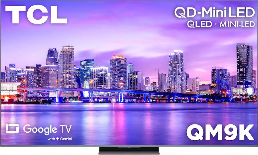 TCL QM9K Series 4K UHD HDR QD-Mini LED 65" Smart TV: $1,000 TCL QM9K Series 4K UHD HDR QD-Mini LED 65" Smart TV: $1,000