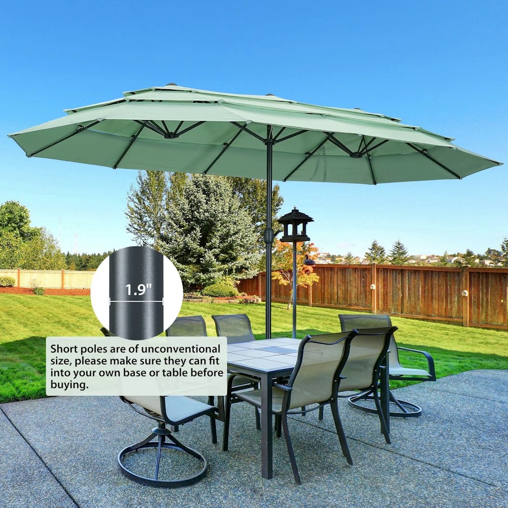 Ainfox 15-Foot Patio Umbrella: $69
