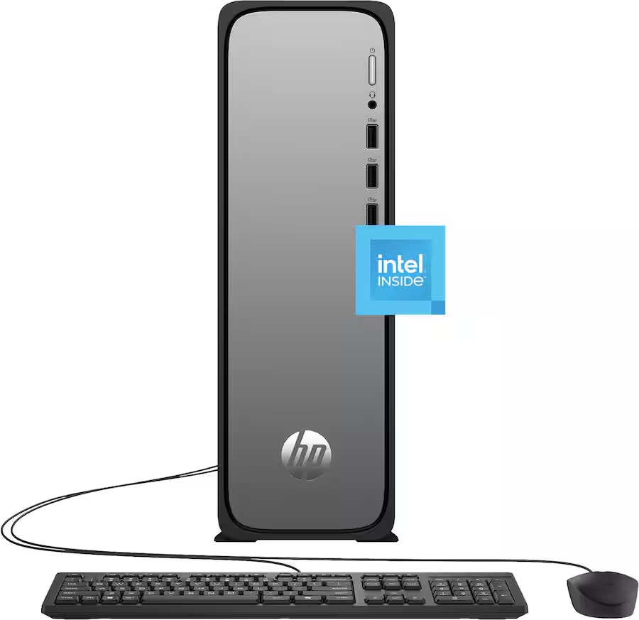 HP OmniDesk Slim Intel Processor 300 Desktop PC: $390