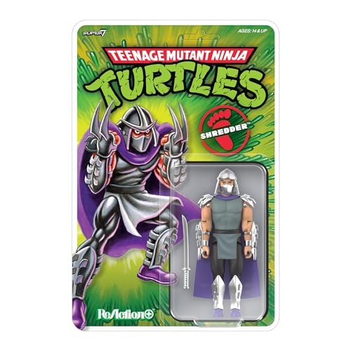 Super7 Teenage Mutant Ninja Turtles ReAction Shredder Action Figure: $20.99 Super7 Teenage Mutant Ninja Turtles ReAction Shredder Action Figure: $20.99
