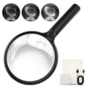 Rechargeable LED Handheld Magnifying Glass for $18 + free shipping w/ Prime