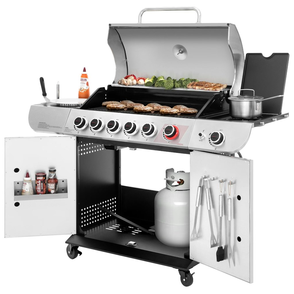 Royal Gourmet Classic 71,000-BTU 6-Burner Gas Grill w/ Sear Burner & Side Burner: $330 Royal Gourmet Classic 71,000-BTU 6-Burner Gas Grill w/ Sear Burner & Side Burner: $330