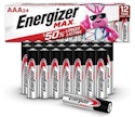 Energizer MAX AAA Batteries 24-Pack for $10 + free shipping w/ Prime