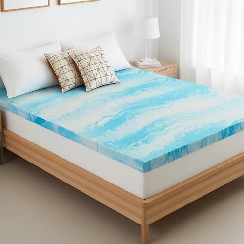 3-Inch Gel Memory Foam Mattress Topper: $37.96