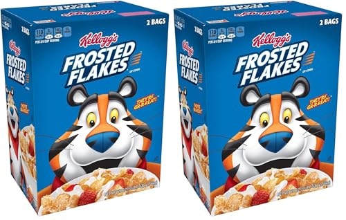 Kellogg's Frosted Flakes Cereal 55-oz. 2-Pack: $11.76 Kellogg's Frosted Flakes Cereal 55-oz. 2-Pack: $11.76