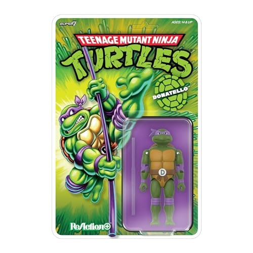 Super7 Teenage Mutant Ninja Turtles Donatello Reaction Action Figure: $20.99 Super7 Teenage Mutant Ninja Turtles Donatello Reaction Action Figure: $20.99