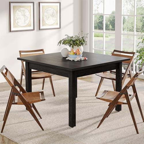 Tribesigns Square Wood Dining Table: $133.78 Tribesigns Square Wood Dining Table: $133.78