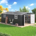 Polar Aurora 12x18-Foot Metal Storage Shed for $720 + free shipping