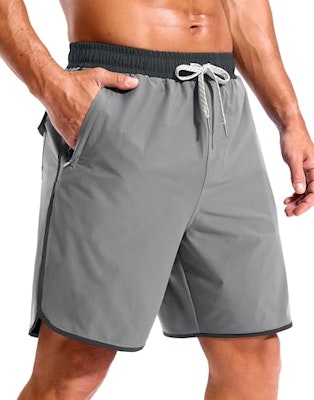 G Gradual Men's 7" Swim Trunks with Compression Liner for $12 + free shipping w/ Prime