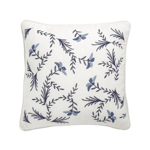 Mud Pie Square Crewel Floral Pillow: $23.64