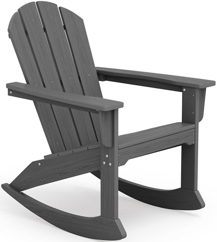 Serwall HDPE Outdoor Adirondack Rocking Chair: $94.99 Serwall HDPE Outdoor Adirondack Rocking Chair: $94.99