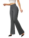 Keriffe Women's Stretchy Bootcut Dress Pants for $13 + free shipping w/ Prime