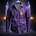 Men's Gothic Button-Up Shirt for 2 for $10 + $18 shipping