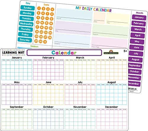Teacher Created Resources Calendar Learning Mat: $4.99 Teacher Created Resources Calendar Learning Mat: $4.99