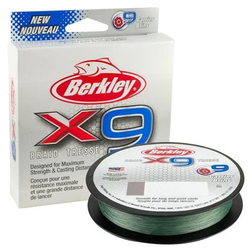 Berkley 164-yard 8lb-Test x9 Braided Fishing Line: $13.99 Berkley 164-yard 8lb-Test x9 Braided Fishing Line: $13.99