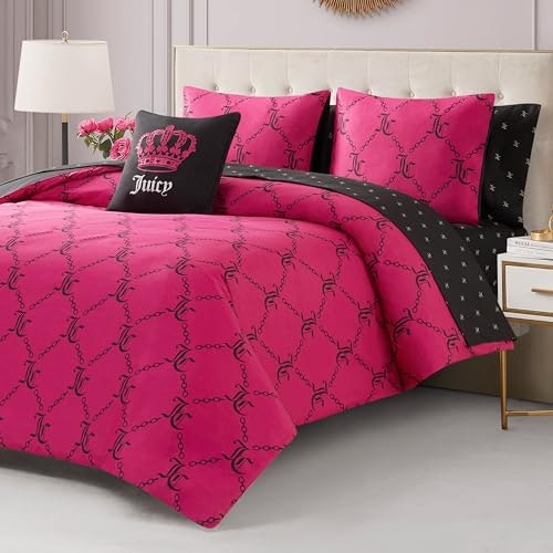 Juicy Couture Link Logo Comforter Set 8-Piece Queen: $98.45 Juicy Couture Link Logo Comforter Set 8-Piece Queen: $98.45