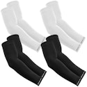Apexup UPF 50 Cooling Compression Arm Sleeves 4-Pack for $6 + free shipping w/ Prime