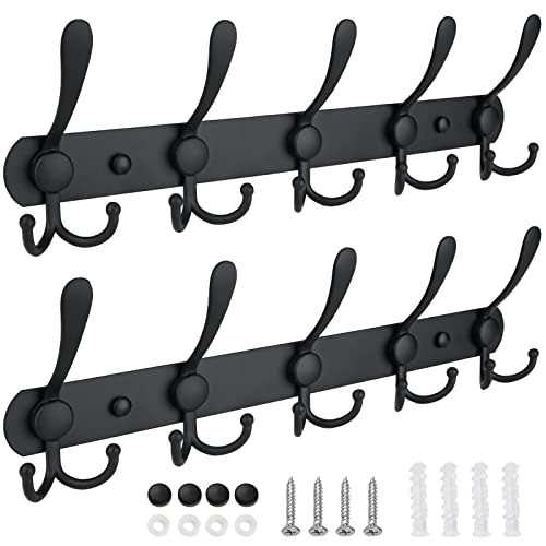 Ticonn Wall Mounted Coat Rack 2-Pack: $7.47