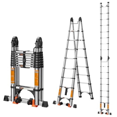 16.5-Foot Telescoping A-Frame Ladder for $92 + free shipping