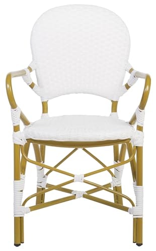 Safavieh Hooper White Indoor/Outdoor Rattan Stacking Armchair 2-Pack: $276.20 Safavieh Hooper White Indoor/Outdoor Rattan Stacking Armchair 2-Pack: $276.20