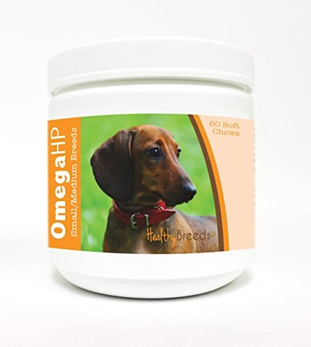 Healthy Breeds Dachshund Omega HP Fatty Acid Skin and Coat Support Soft Chews 60-Count: $17.44