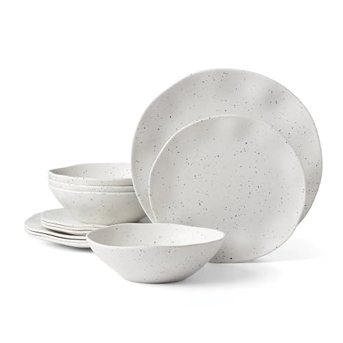 Oneida Terrazzo Cream 12-Piece Melamine Dinnerware Set: $32.95 Oneida Terrazzo Cream 12-Piece Melamine Dinnerware Set: $32.95