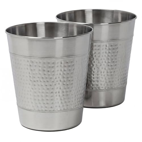 Happimess Riley 2-Gallon Hammered Steel Bin 2-Pack: $41.82