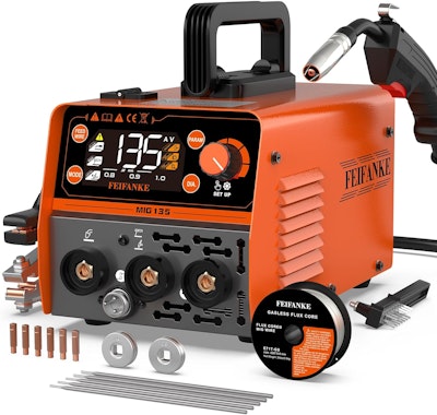 Feifanke 3-in-1 135A MIG/Stick/MMA/Lift TIG Welder for $64 + free shipping