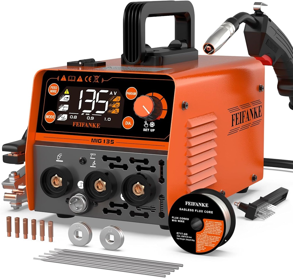 Feifanke 3-in-1 135A MIG/Stick/MMA/Lift TIG Welder: $63.69 Feifanke 3-in-1 135A MIG/Stick/MMA/Lift TIG Welder: $63.69