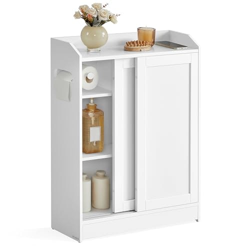 Vasagle Slim Bathroom Storage Cabinet: $59.48 Vasagle Slim Bathroom Storage Cabinet: $59.48