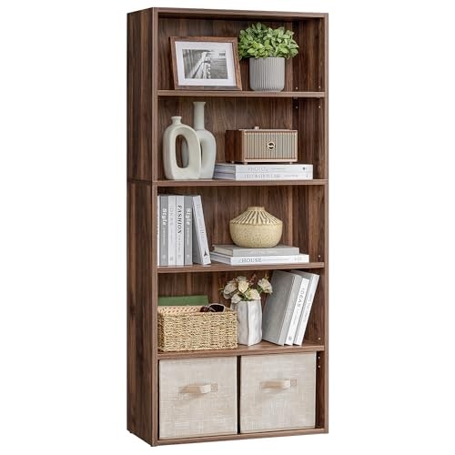 Vasagle 5-Tier Bookshelf: $59.48