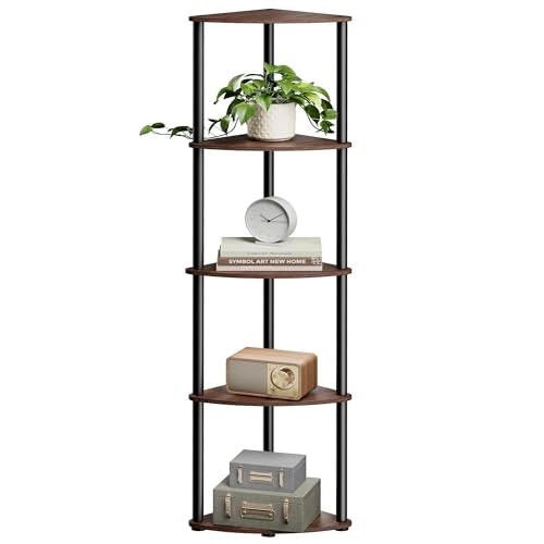 Songmics 5-Tier Corner Shelf: $28.03