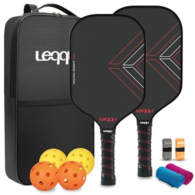 Leqqu Carbon Fiber Pickleball Paddle 2-Pack for $42 + free shipping