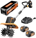 SoarFly Cordless Tiller Cultivator w/ Dual 4.0Ah Batteries and Charger for $70 + free shipping