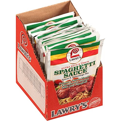 Lawry's Extra Rich & Thick Spaghetti Sauce Seasoning Mix 12-Pack: $12.05 Lawry's Extra Rich & Thick Spaghetti Sauce Seasoning Mix 12-Pack: $12.05