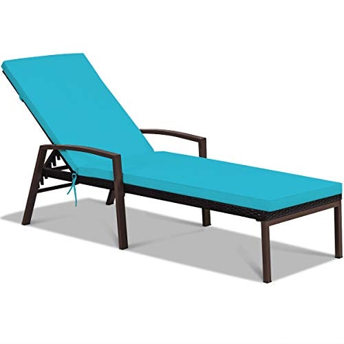 Tangkula Patio Rattan Reclining Chaise Lounge Chair: $76.49 Tangkula Patio Rattan Reclining Chaise Lounge Chair: $76.49