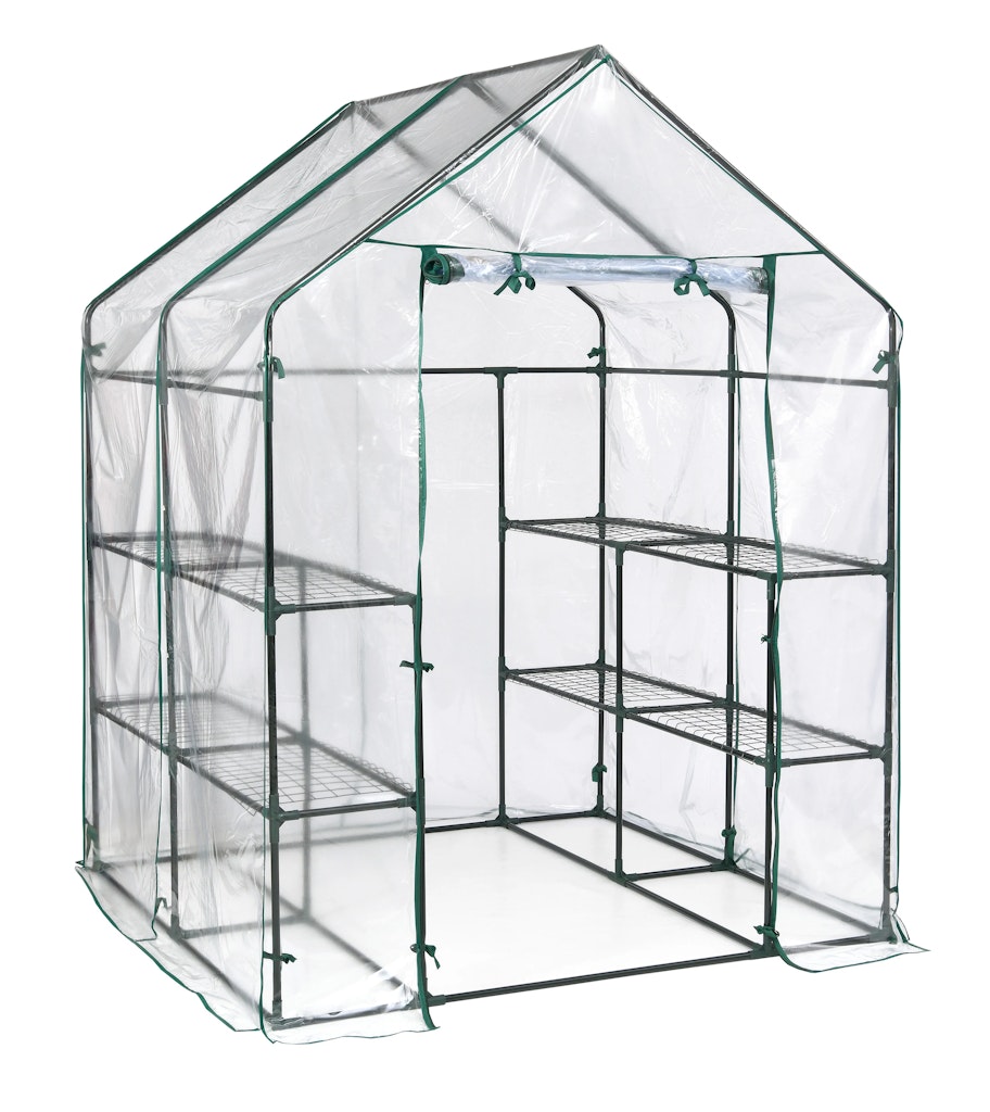 Miracle-Gro 4.8 x 4.8 x 6.5-Foot  Transparent Greenhouse Kit: $76