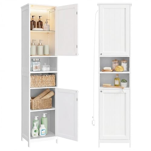 Vasagle Tall Storage Cabinet with Lights: $84.99 Vasagle Tall Storage Cabinet with Lights: $84.99