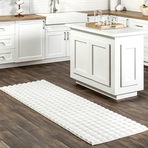 nuLOOM Jeni 2' x 8' Off White Checkered Washable Runner Rug: $52.69 nuLOOM Jeni 2' x 8' Off White Checkered Washable Runner Rug: $52.69