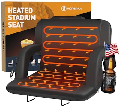 Hoperan 21" Heated Stadium Seat for $59 + free shipping