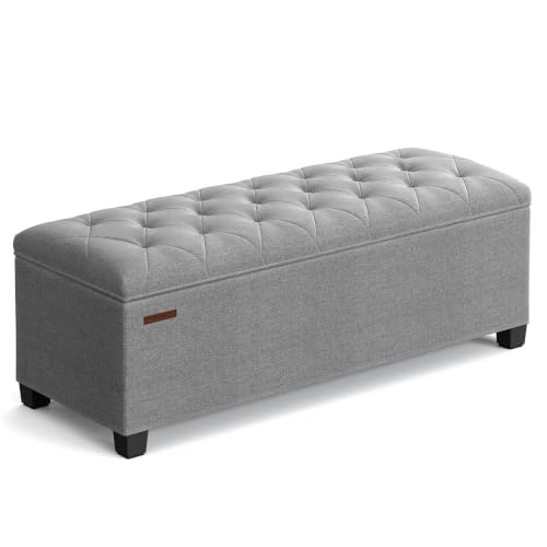 Songmics Storage Ottoman Bench: $76.48